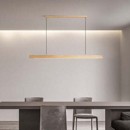 High-Powered Hanging Wooden Beam Pendant Light-6